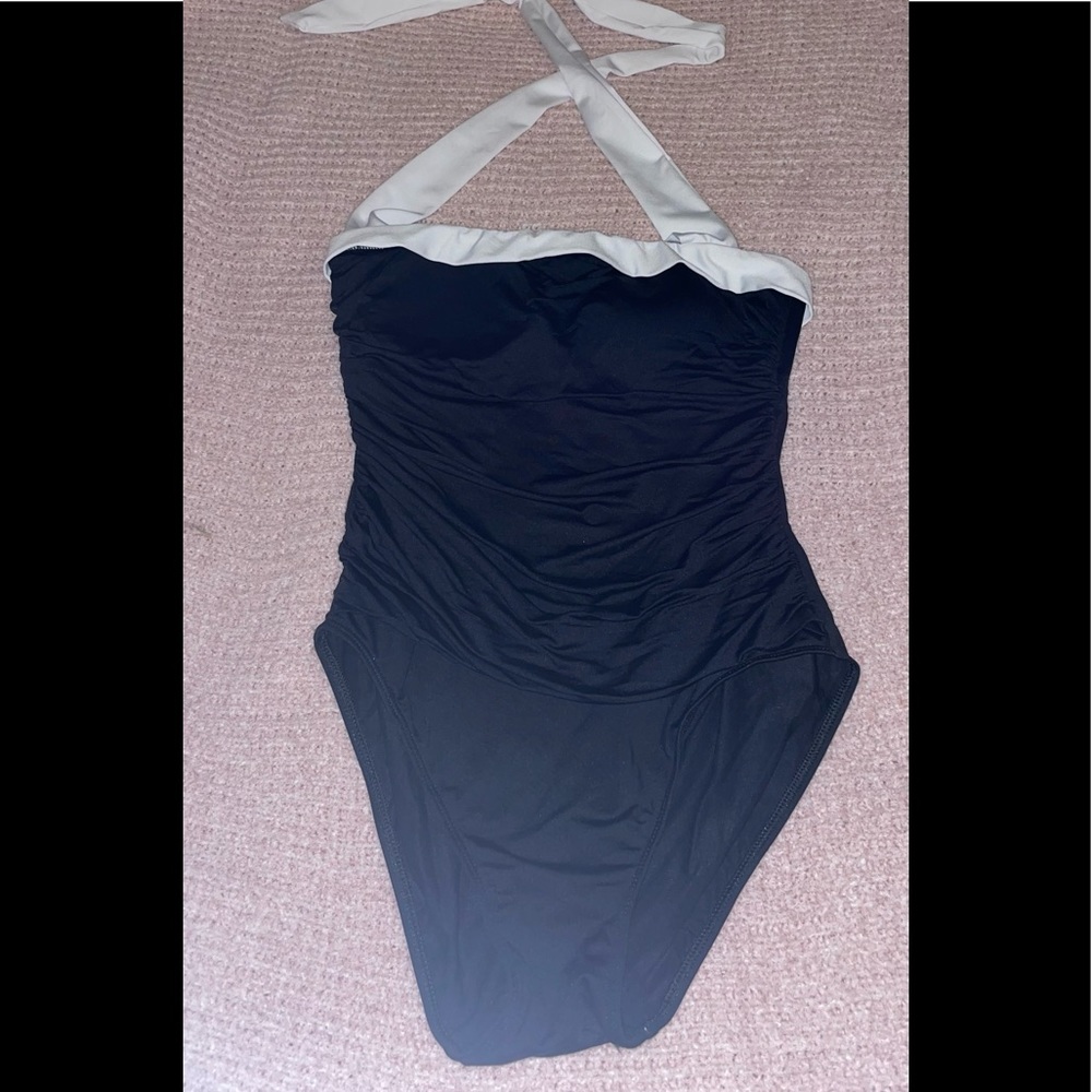 Size 8 Ralph Lauren Halter Neck One-Piece Swimsuit